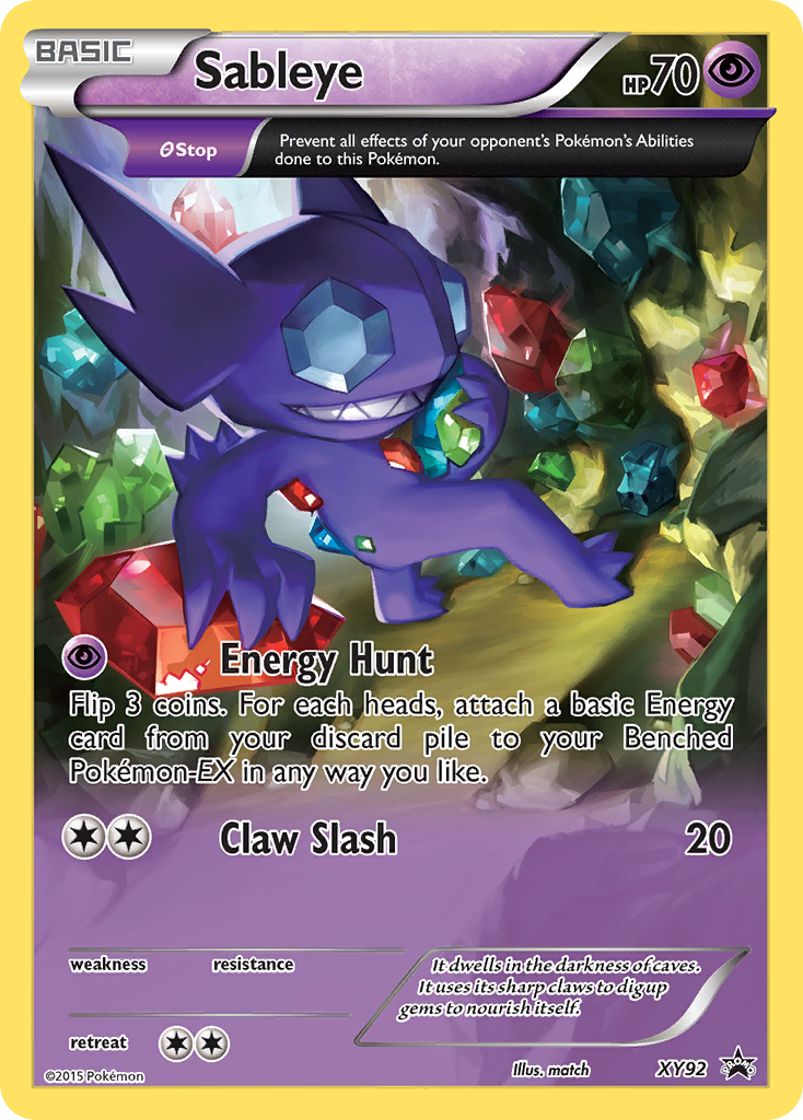 Sableye (XY92) [XY: Black Star Promos]