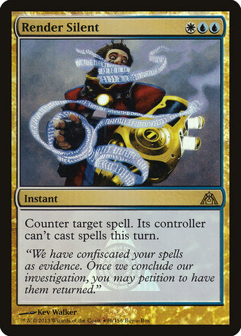 Render Silent (Buy-A-Box) [Dragon's Maze Promos]