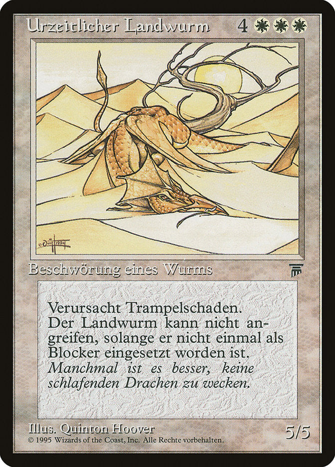 Elder Land Wurm (German) - "Urzeitlicher Landwurm" [Renaissance]
