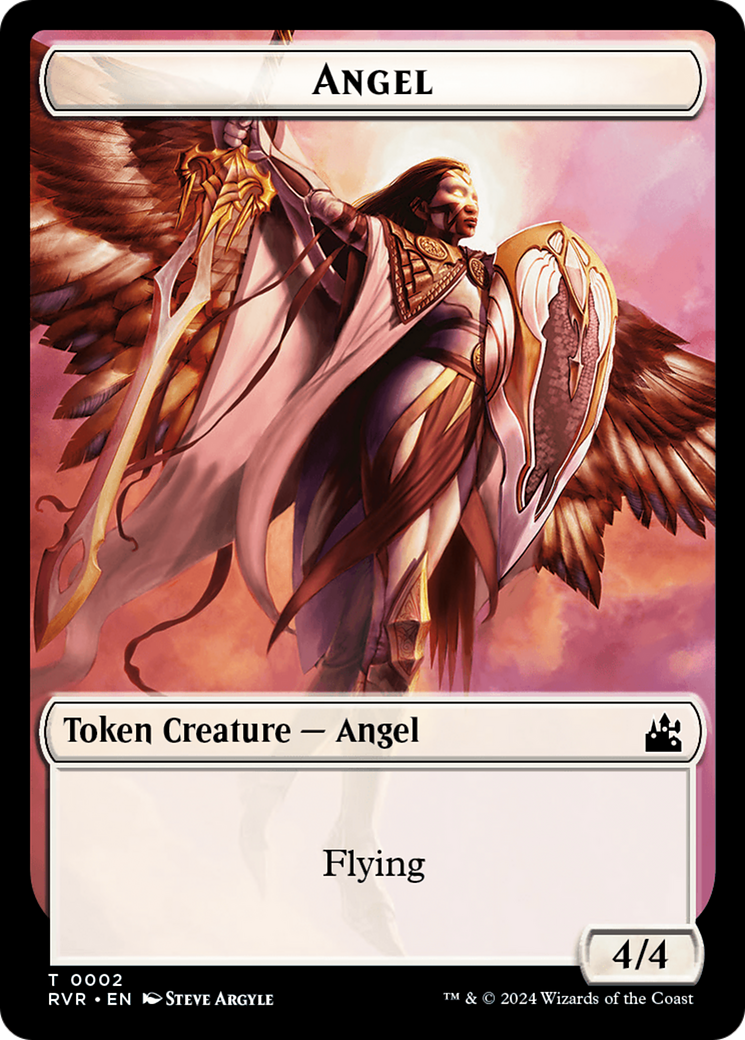 Angel Token (0002) [Ravnica Remastered Tokens]