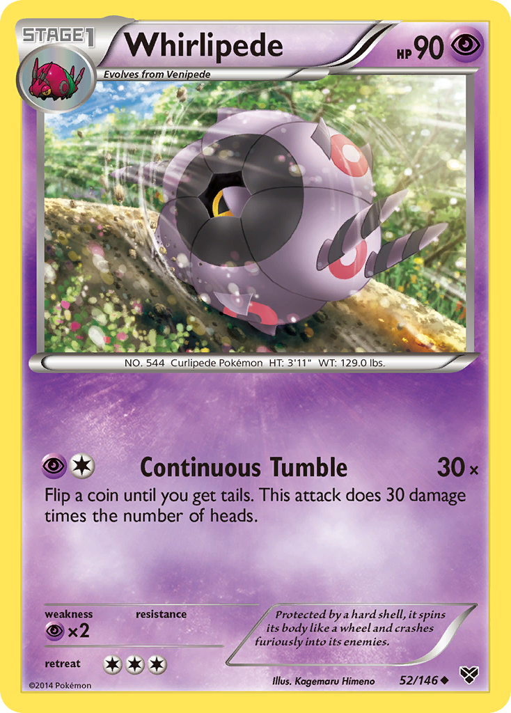 Whirlipede (52/146) [XY: Base Set]