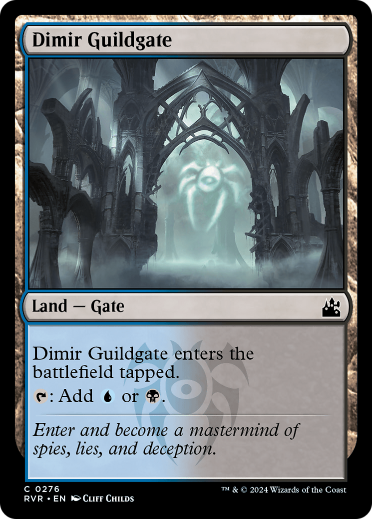 Dimir Guildgate [Ravnica Remastered]