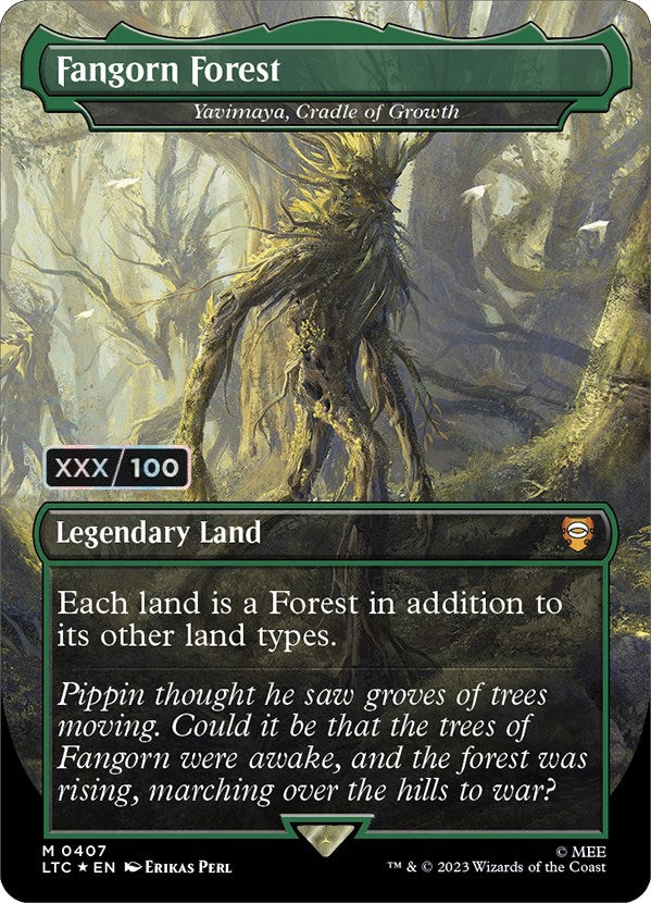 Fangorn Forest - Yavimaya, Cradle of Growth (Serialized) [The Lord of the Rings: Tales of Middle-Earth Commander]