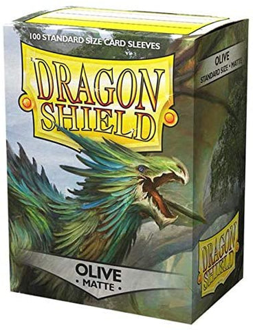 Dragon Shield Olive Matte 100ct