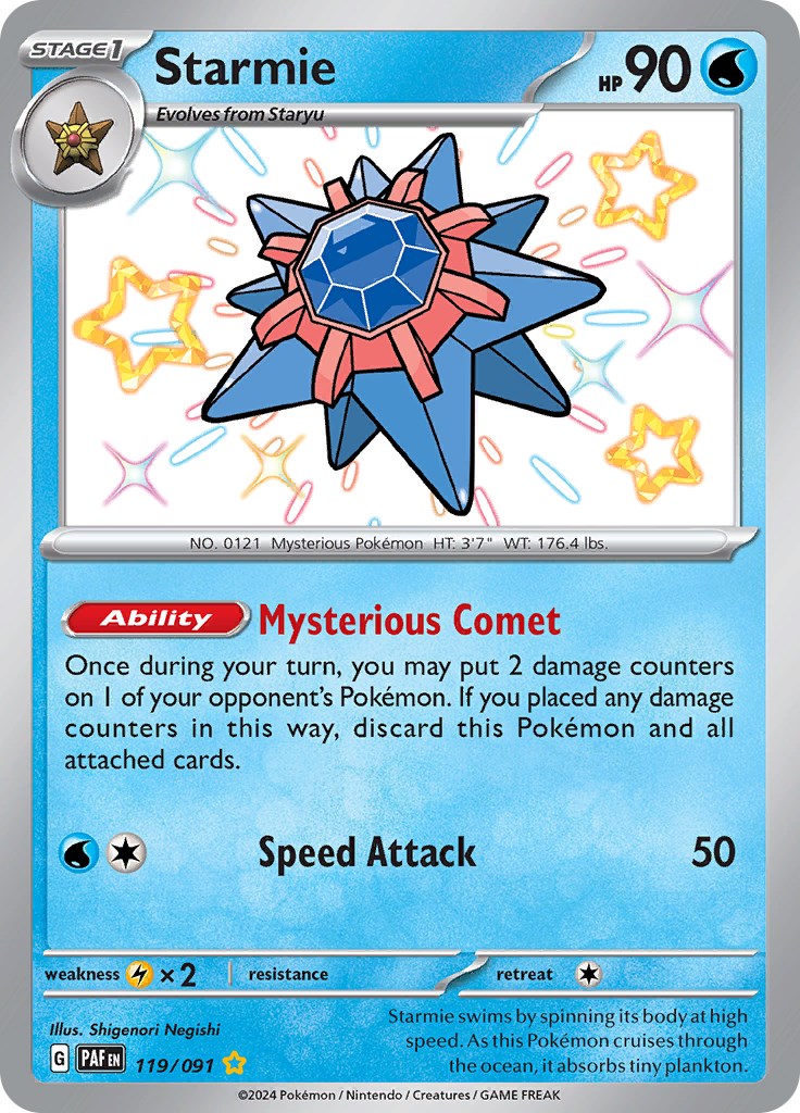 Starmie (119/091) [Scarlet & Violet: Paldean Fates]