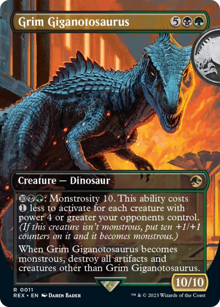 Grim Giganotosaurus (Borderless) [Jurassic World Collection]
