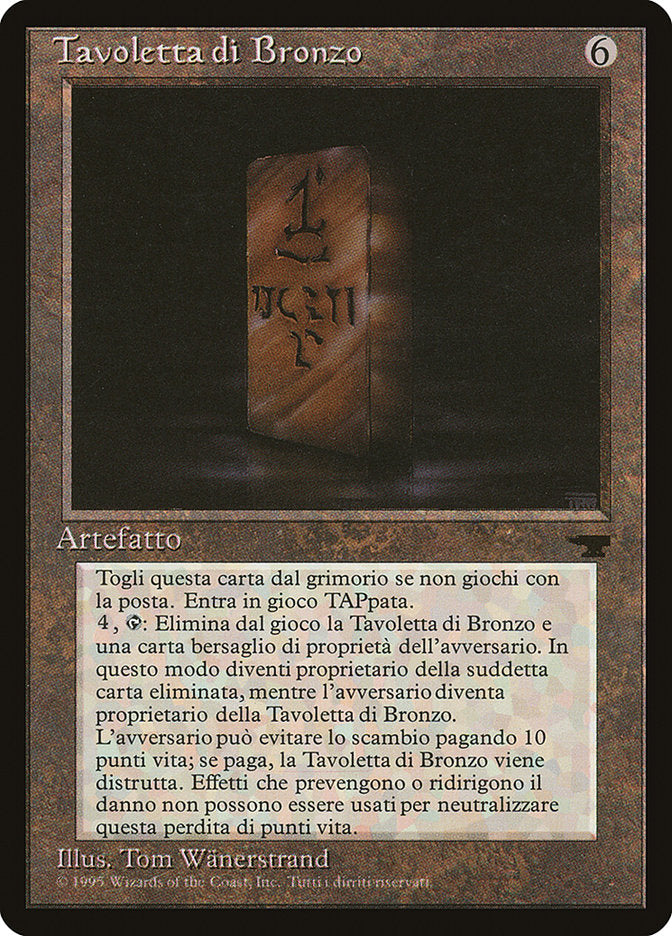Bronze Tablet (Italian) - "Tavoletta di Bronzo" [Rinascimento]