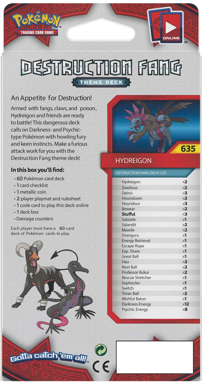 Sun & Moon: Crimson Invasion - Theme Deck (Destruction Fang)