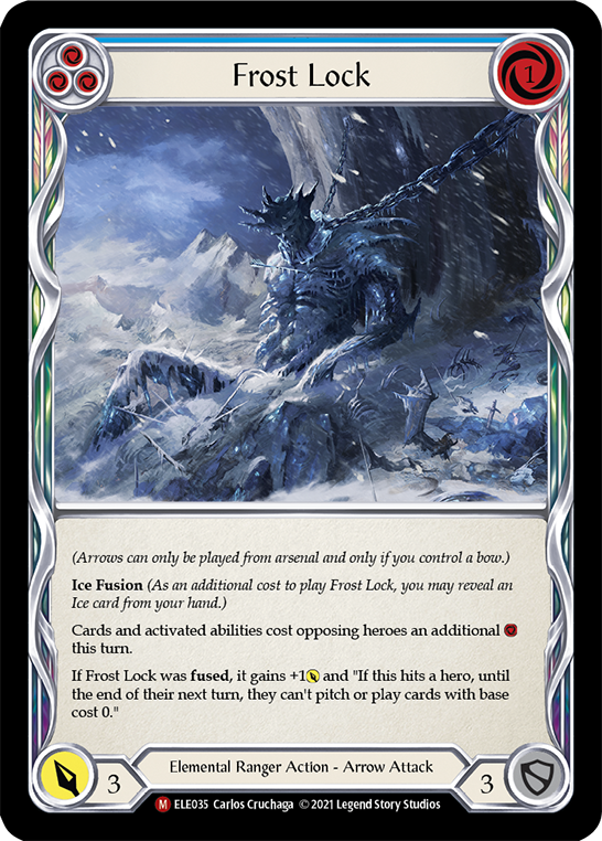 Frost Lock [ELE035] 1st Edition Rainbow Foil