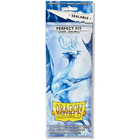 Dragon Shield Sealable Inner Sleeves (Clear) - 100ct.