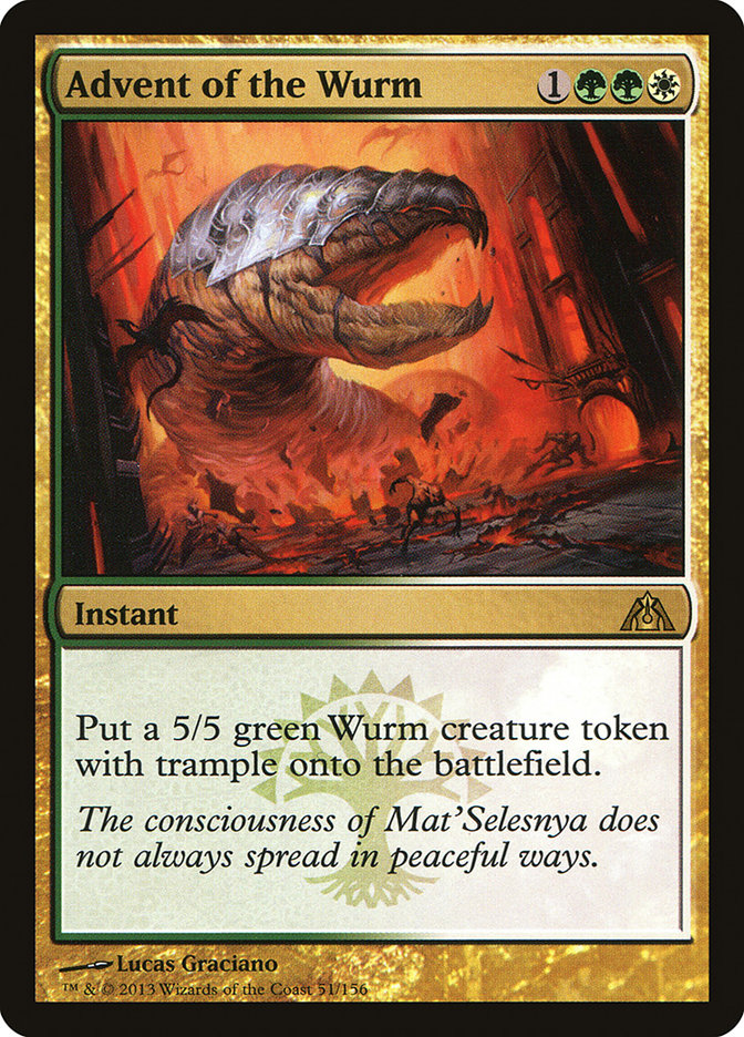 mtg wurm cards Spined Wurm (Artist Proof MTG Trading Card) Keith Parkinson