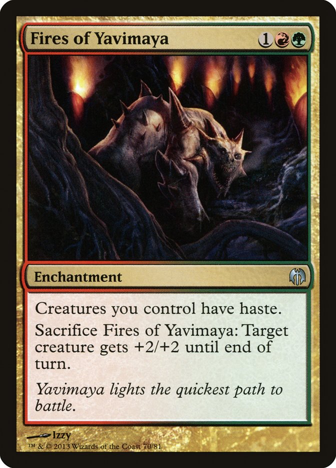 Fires of Yavimaya [Duel Decks: Heroes vs. Monsters]