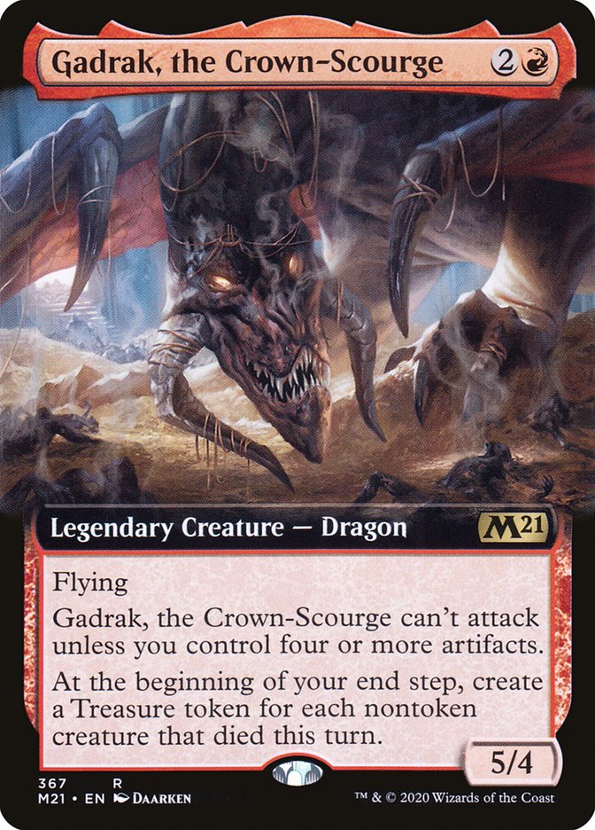 Gadrak, the Crown-Scourge (Extended Art) [Core Set 2021]