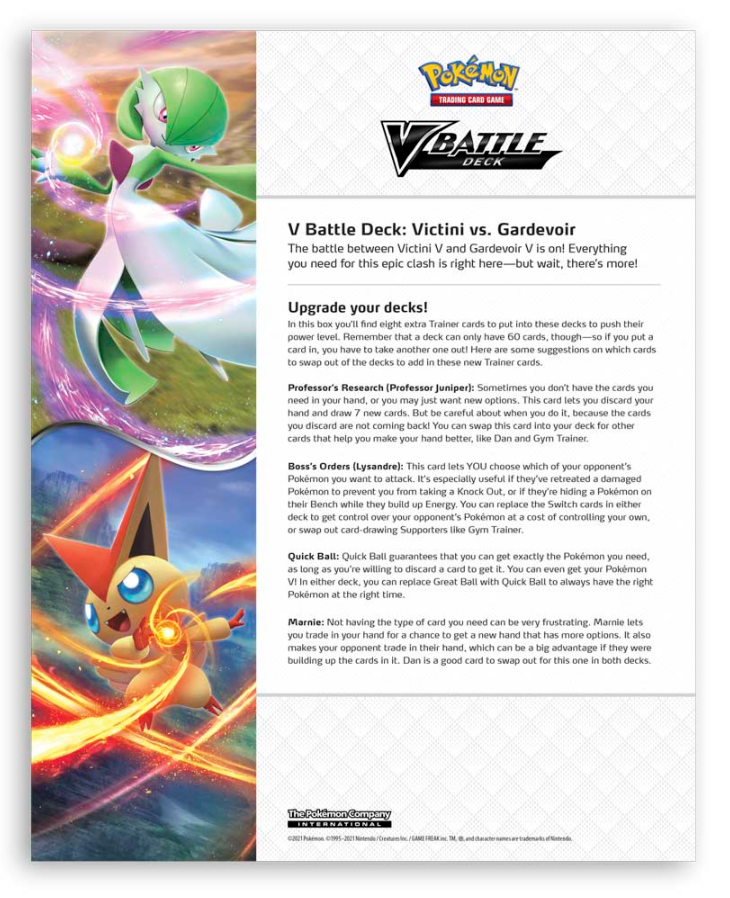 Sword & Shield: Battle Styles - V Battle Deck (Victini vs. Gardevoir)