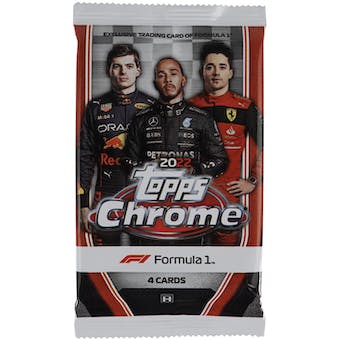 2022 Topps Chrome Formula 1 Racing Lite Pack