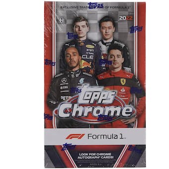 2022 Topps Chrome F1 Formula 1 Hobby Box