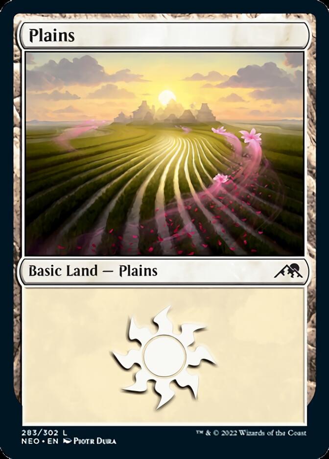 Plains (283) [Kamigawa: Neon Dynasty]