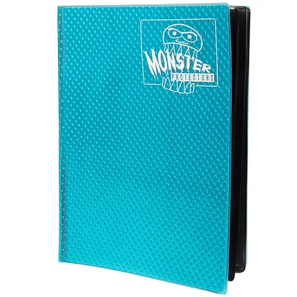 Monster Binder 9 Pocket: Holo Aqua Blue