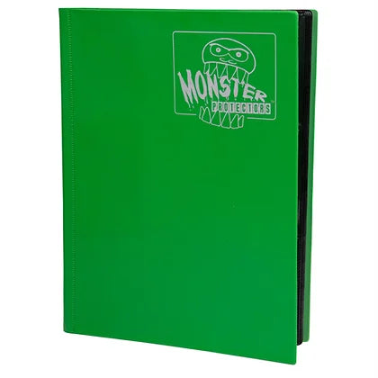 Monster Binder 9 Pocket: Matte Emerald Green