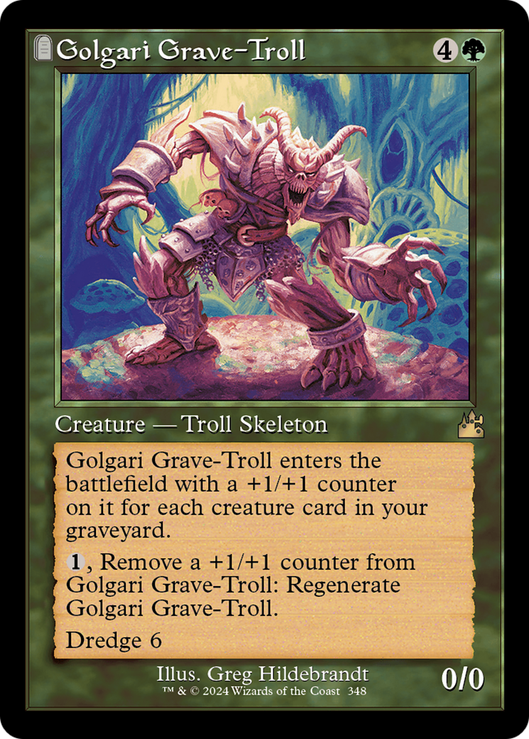 Golgari Grave-Troll (Retro Frame) [Ravnica Remastered]