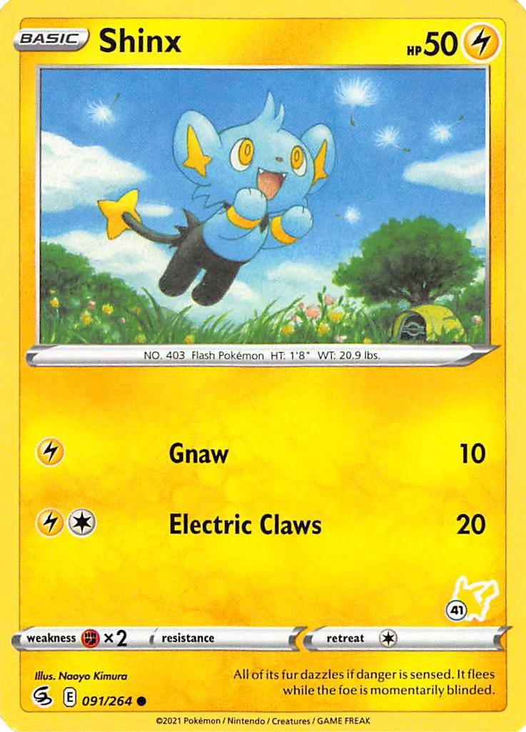 Shinx (091/264) (Pikachu Stamp