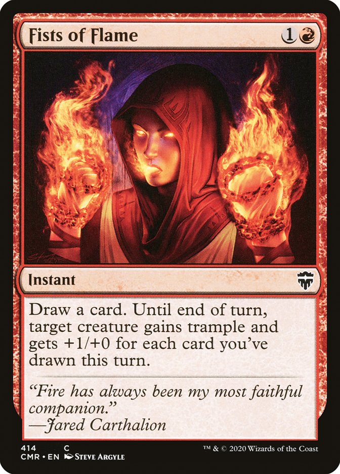 Fists of Flame [Commander Legends]