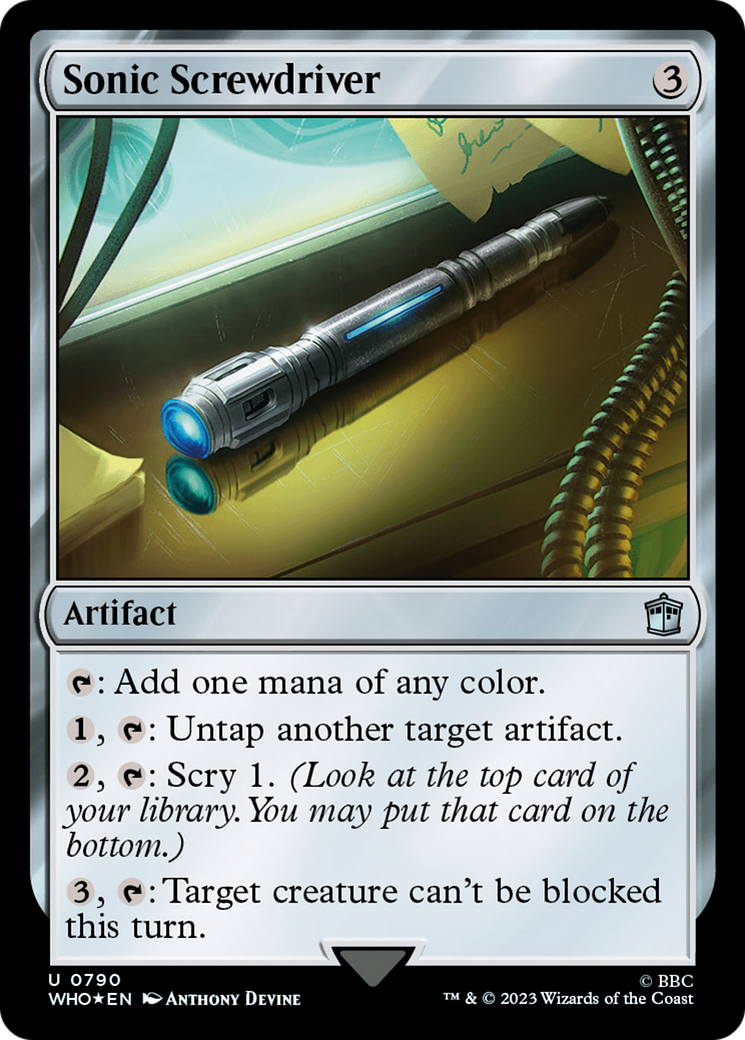 Sonic Screwdriver (0185) (Surge Foil) [Doctor Who]