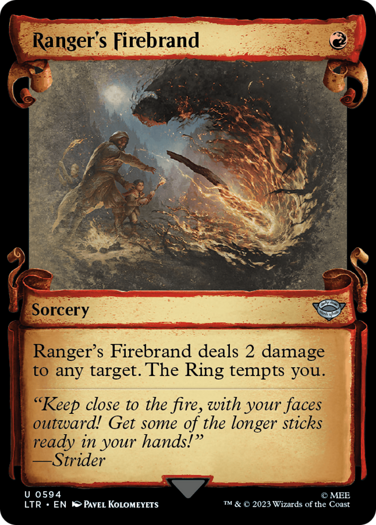 Ranger's Firebrand [The Lord of the Rings: Tales of Middle-Earth Showcase Scrolls]