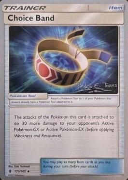 choice band pokemon card Choice Band (121/145) (Dragones y Sombras