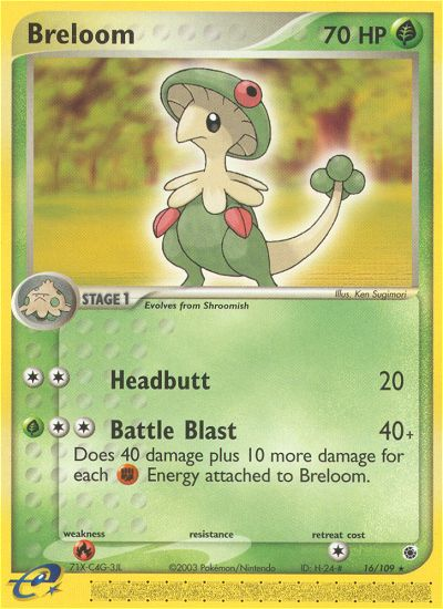 Breloom (16/109) [EX: Ruby & Sapphire]