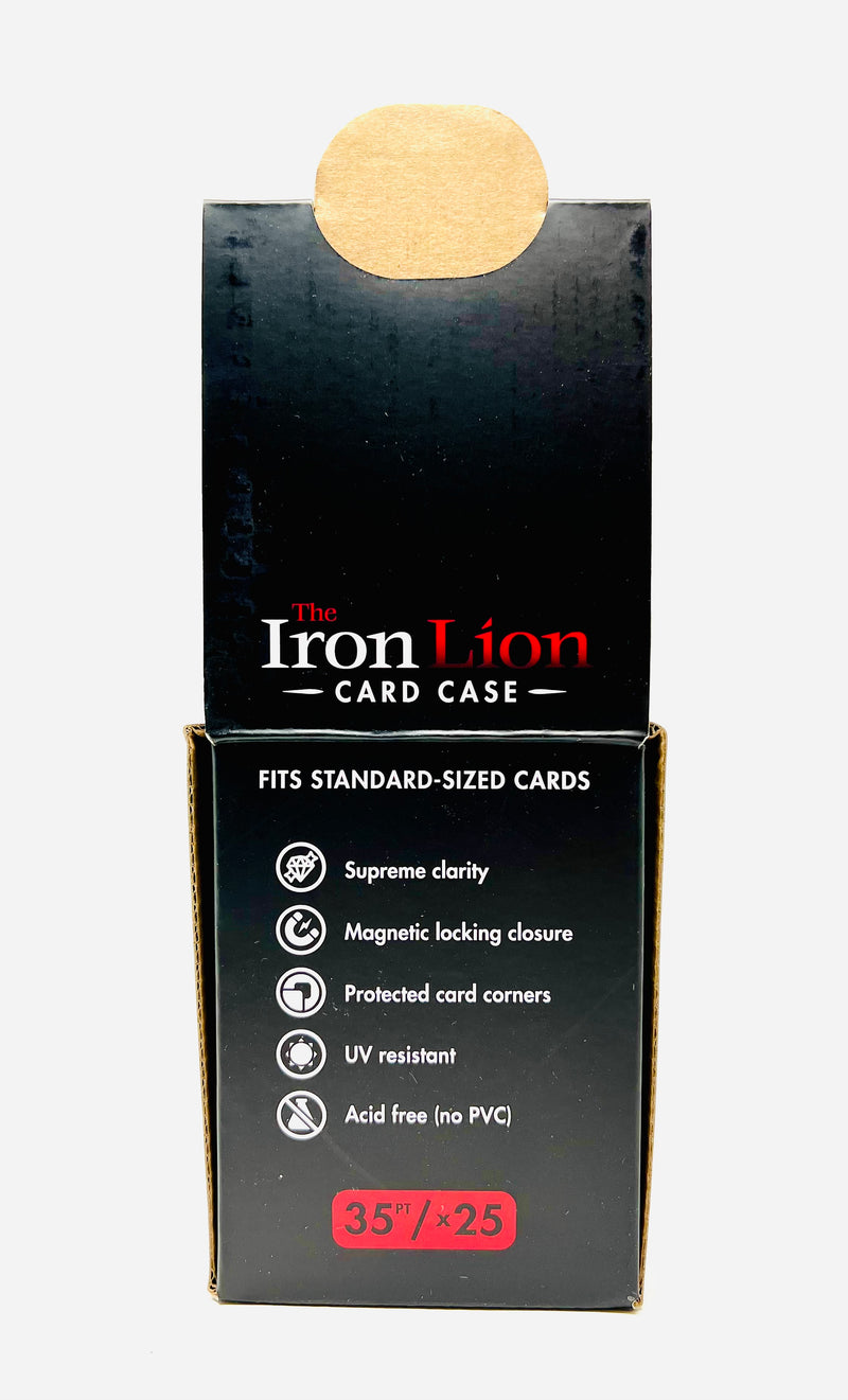 35 POINT THE IRON LION MAGNETIC CARD CASE 25 PACK