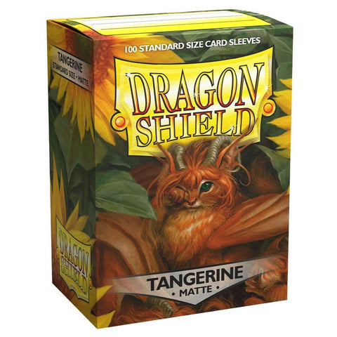 Dragon Shield Tangerine Matte 100ct