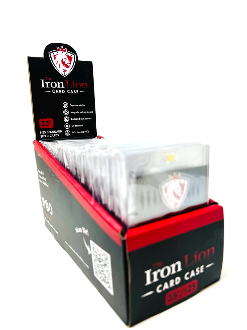 35 POINT THE IRON LION MAGNETIC CARD CASE 25 PACK