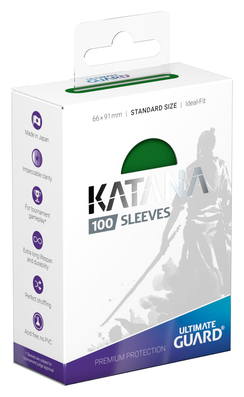 Ultimate Guard Katana Sleeves - 100ct (Green)