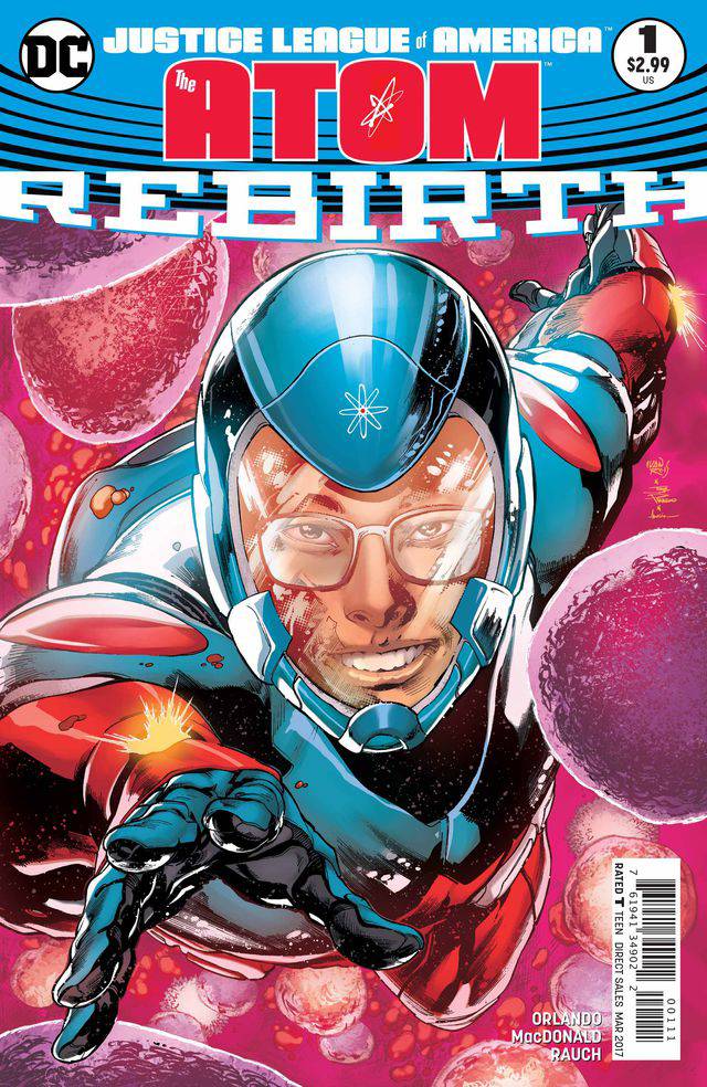 JUSTICE LEAGUE OF AMERICA THE ATOM REBIRTH