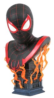 MARVEL LEGENDS IN 3D PS5 MILES MORALES 1/2 SCALE BUST STATUE