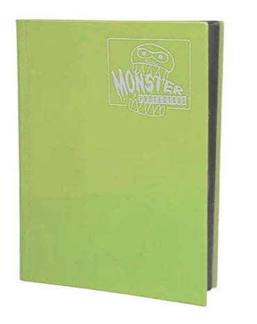 Monster Binder 9 Pocket: Matte Lime Green