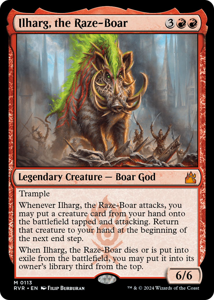 Ilharg, the Raze-Boar [Ravnica Remastered]