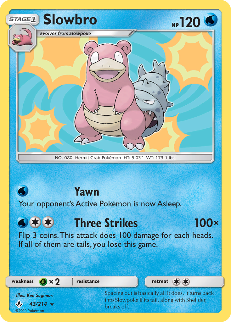 Slowbro (43/214) [Sun & Moon: Unbroken Bonds]