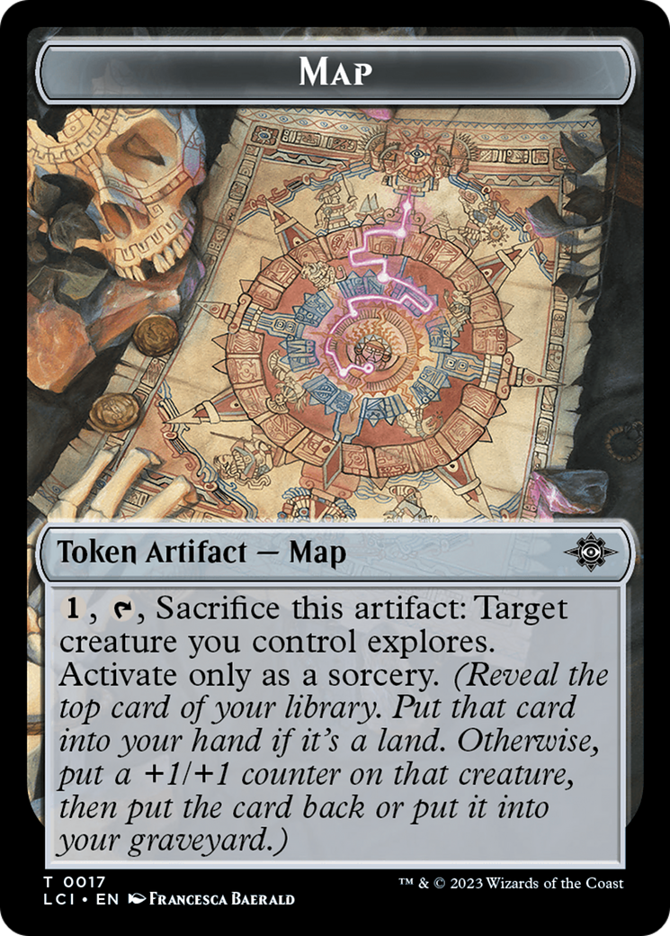 Map // Skeleton Pirate Double-Sided Token [The Lost Caverns of Ixalan Commander Tokens]