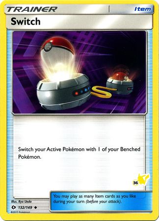 Switch (132/149) (Pikachu Stamp