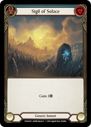 Sigil of Solace (Blue) [TEA029-R] (Dorinthea Hero Deck)  1st Edition Normal