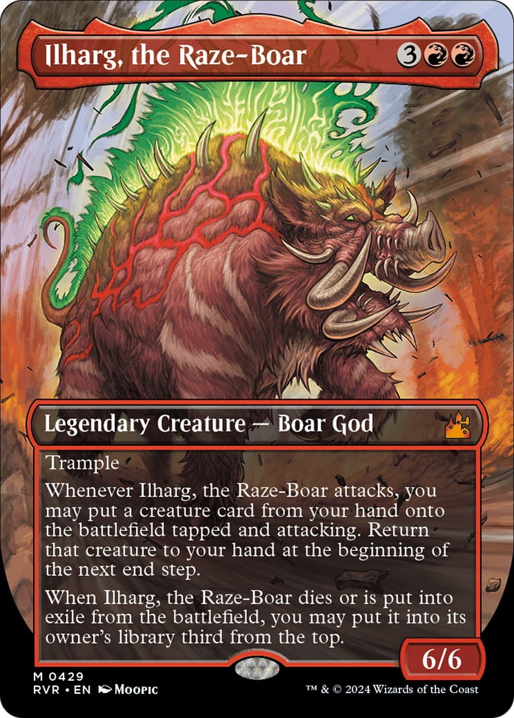 Ilharg, the Raze-Boar (Anime Borderless) [Ravnica Remastered]