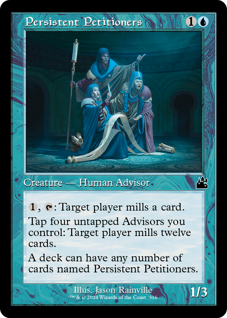 Persistent Petitioners (Retro Frame) [Ravnica Remastered]
