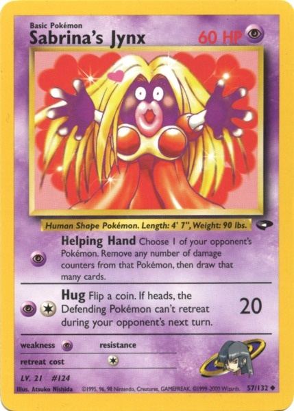 Sabrina's Jynx (57/132) [Gym Challenge Unlimited]