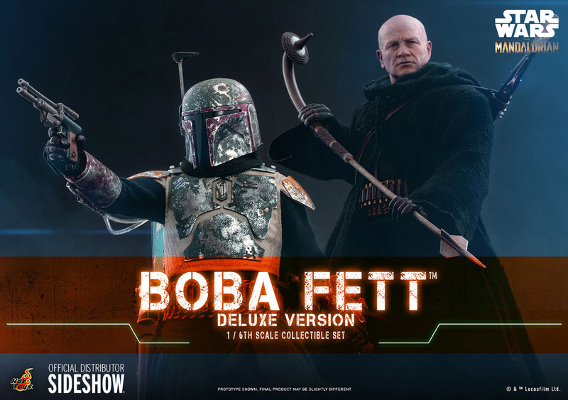 Boba Fett (Deluxe Version) Sixth Scale Collectible Figure Set - Star Wars: The Mandalorian (Hot Toys)