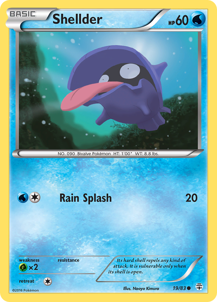 Shellder (19/83) [XY: Generations]