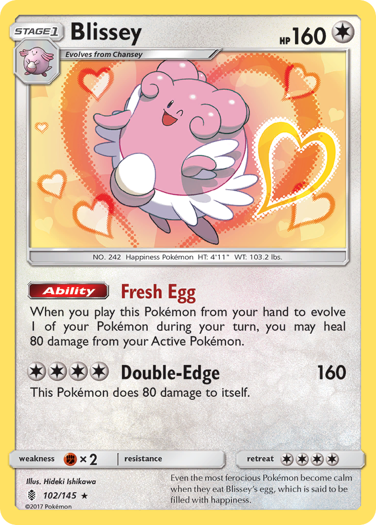 Blissey (102/145) [Sun & Moon: Guardians Rising]