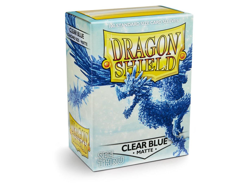 Dragon Shield Clear Blue Matte 100ct