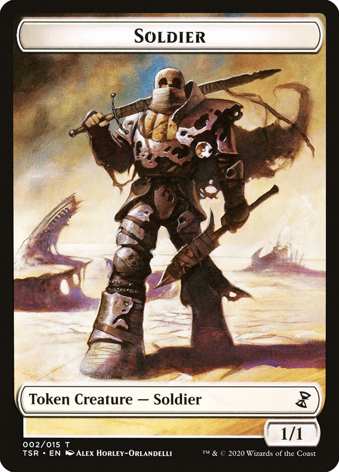 mtg soldier token cards Soldier Token (1/1 main image 1